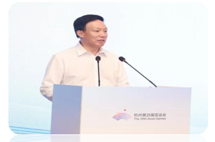 “请进来，走出去”系列活动“十四”——许心辰秘书长一行参加“蔚蓝天 迎亚运”杭州大气环境质量提升暨减污降碳协同增效院士报告会
