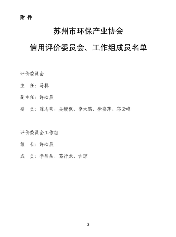 苏州市环保产业协会信用评价委员会第一次会议顺利召开